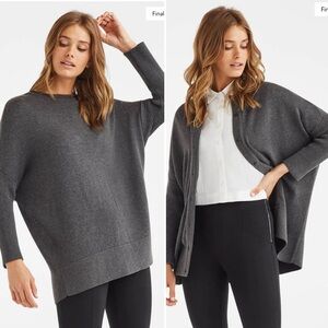 VETTA Oversized Convertible Sweater